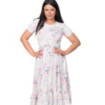 Rochie cu volan si cordon 94R2106i2106