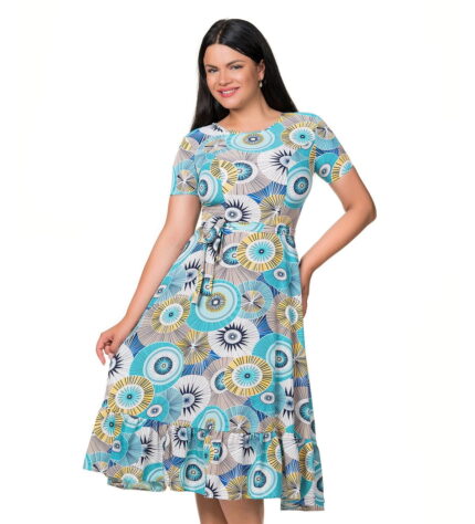 Rochie cu volan si cordon 94R2102i2102