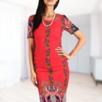 Rochie din vascoza cu buzunare practice 56R2096i2096