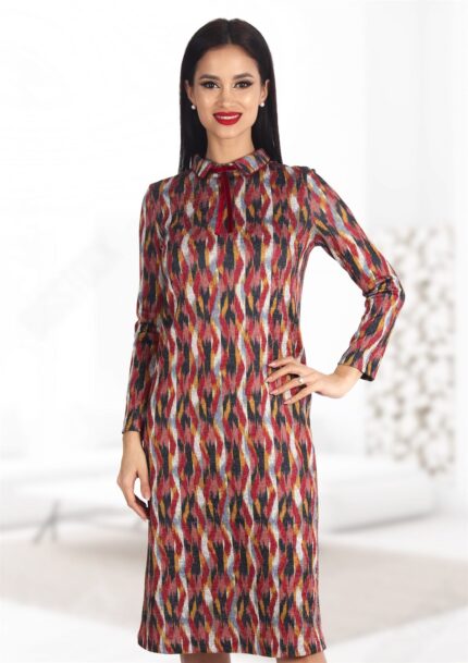 Rochie office multicolora 79R1013i1013