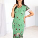 Rochie din vascoza cu buzunare practice 56R2084i2084