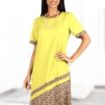 Rochie verde neon din in  111R62i1815