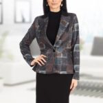 Costum office cu fusta neagra si sacou 36SF1070i16