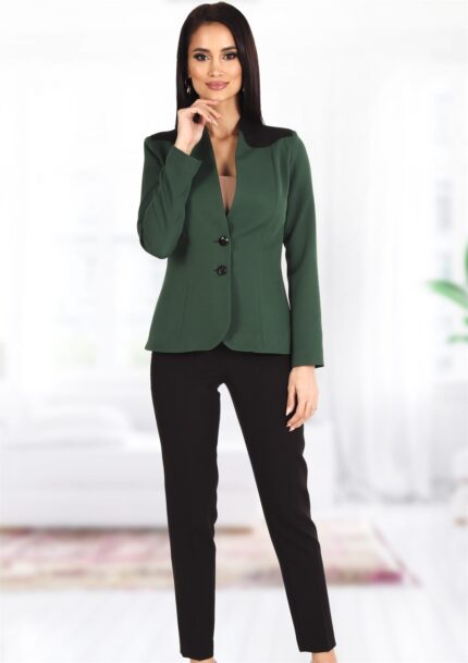 Costum office cu pantalon negru 33SP26i16