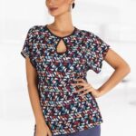 Bluza cu imprimeu lacrima  04B437i437