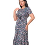 Rochie din vascoza cu cordon 94R2099i2099