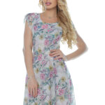 Rochie in clini cu imprimeu floral#422869
