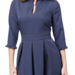 Rochie Katia bleumarin#52950