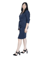 Rochie eleganta 2 in 1  - bleumarin#54066 - imagine 2