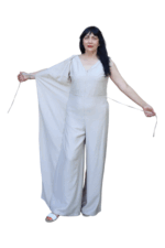 Salopeta LUNA din vascoza naturala bej#54186 - imagine 2